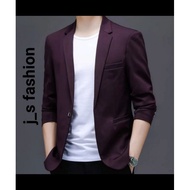 / men's blazer jacket, semi-formal mangosteen men's blazer, cool men's blazer