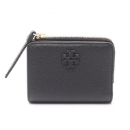 Tory Burch MCGRAW 雙折迷你皮夾 158904001 皮革 黑色 全新 女士