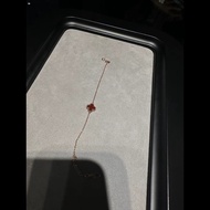 (Vca)Van Cleef Van Keyabao Little Red Flower Bracelet Red Single Flower Bracelet