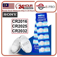 SONY LITHIUM 3V BATTERY CR2016 / CR2025 / CR2032