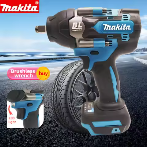 Makita 18V charging impact wrench Brushless lithium electric wrench Large torque DTW700 DTW700RGD im