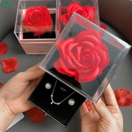 [H&L]Romantic Ring/Necklace Gift Box Set for Wife Girlfriend on Valentine's Day, Exquisite Artificia