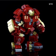 Toy Iron ManMOCDoll Toy Can Ride Building Blocks Mech Anti-Hulk Model Compatible with Lego Alliance Revenge QRX9
