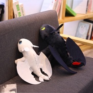 2019 How To Train Your Dragon 3 Plush Toy 35cm Toothless Light Fury/Night Fury Doll 14 Inch