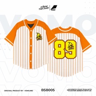Full Print Baseball Jersey Costume Name/ Number Logo - Vomo Industry BSB005