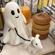 Ghost Walking Dog Statue Halloween Little Ghost Walking Dog Decoration Creative Home Decoration Deco