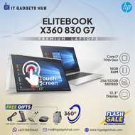 HP EliteBook x360 830 G7 Laptop | Intel Core i7-10th Gen 13.3" Touchscreen | 16GB Ram | 256GB-512GB SSD | Window 10 - 11