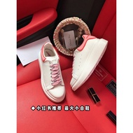 ALEXANDER MCQUEEN men and women leather sneakers casual shoes flat shoes all-match womens shoes