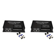 2X 512 4 Channel Decoder Stage LED Lighting Controller PWM Dimmer Driver 30A Input DC12V-24V RGB Led