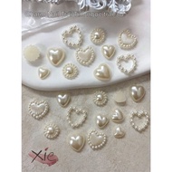 CHARM NAIL 3D PEARL HEART