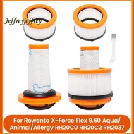 For  X-Force Flex 9.60 Vacuum Cleaner Accessory- Replacement Filter for RH20C0/RH20C2/RH2037 Aqua/An