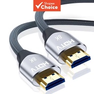 HDMI 2.1 Cord 5M 8K 48Gbps 8K 60Hz 4K 120Hz HDR for PS5 Xbox Sony TV High Speed Pro Adapter 4K