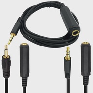 6.35mm Female to 3.5mm Male 3.5 mm Mono to 6.35 6.5 mm Plug Jack Stereo Hifi Mic Audio Extension Cable 0.3m 1.5m