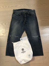 MADNESS WASHED DENIM PANTS - size XL