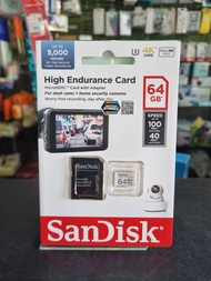 SanDisk High Endurance microSDXC 64GB 100MB/s C10 1Y