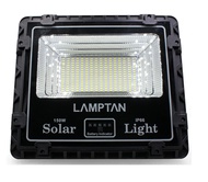 Lamptan Solarcell สปอร์ตไลท์ โซล่าเซลล์ LED FLOODLIGHT SOLAR SMART SENSOR รุ่น NERO JET แสงขาว สว่างตลอดคืน ไม่ต้องใช้ไฟบ้าน 400w / 150w