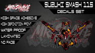 Suzuki Smash 115 Decals Set (Samurai)