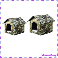 [KlowareafMY] Stray Cats Feral Cats Warm House Weatherproof Pet Supplies Kitty Bed for Outdoor Cats,