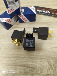 RELAY BOSCH 12V 30A KAKI 4 ORIGINAL BOSCH - RELAY KLAKSON - RELAY LAMPU ORIGINAL BOSCH