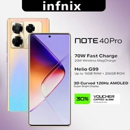 Original INFlNIX Note 40 Pro NFC Smartphone 7.5 inch HD Screen Handphone 12GB RAM /512GB ROM 120Hz 6