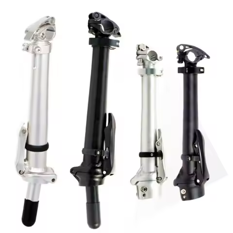 CNC Bicycle Accessories Folding Bike Stem Fit DAHON 412 SP8 SAVA Electric Bike Stem Handlebar 25.4mm