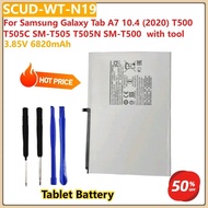 SCUD-WT-N19 Tablet Battery 3.85V 6820mAh For Samsung Galaxy Tab A7 10.4 (2020) T500 T505C SM-T505 T5