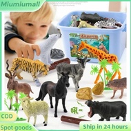 【24H COD】83/51/37Pcs Dinosaur Toys Marine animals Wild Poultry Farm Ocean Animals Insects Mainan Toy