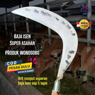 AM19 arit sabit kawung jumbo pengaritan baja isen selap lapis 5 super asahan asli wonosobo cap am19
