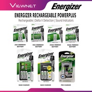 ENERGIZER RECHARGEABLE POWERPLUS 2000MAH / 700MAH BATTERY - 2AA / 4AA / BASE CHARGER / MAXI / PRO CH