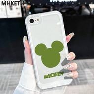 Case For iPhone 7 Plus 8 Se 2020 Xs Max Xr Mini Mickey Transparent Phone