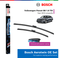 Bosch Aerotwin OE Wiper Pair Set for Volkswagen Passat B8 1.8 TSI (A864S)