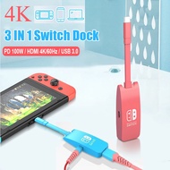 Portable Switch TV Dock for Nintendo Switch &amp; Switch Oled NS Docking Station USB C to 4K 60Hz HDMI