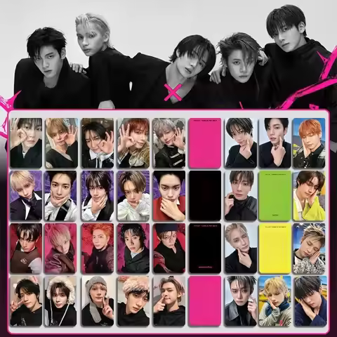 5PCS Kpop Idol 2026 New Album "7TH YEAR" HD Lomo Cards HUENINGKAI TAEHYUN BEOMGYU SOOBIN YEONJUN Sma