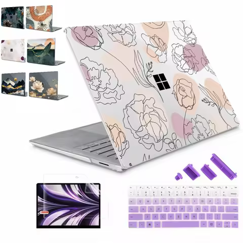 Plant Hard Print Case for 13.5" Microsoft Surface Laptop 2/3/4/5 with Alcantara Palm Rest Model 1769