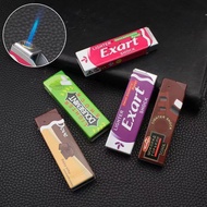 Creative Chewing Gum Green Lighter Funny Straight Windproof Personality High-value Influencer Waterm