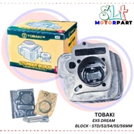 BLOCK RACING TOBAKI PISTON COMPRESSOR PISTON DOME BLOCK EX5 DREAM 53MM 54MM TOBAKI EX5 DREAM 53MM 56