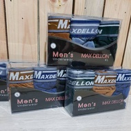 Max Dellon KL Men's Underwear Contains 3 CD Boxer Rubber for Adult Men