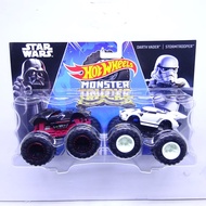 Hot Wheels Monster Trucks Star Wars Darth Vader vs Stormtrooper