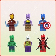 Superhero educational toys for kids Iron Man Hulk Minifigure star wars nano toy Marvel building blocks toys