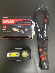 超強光多功能充電式頭燈 / LED 照明燈 / 家用感應燈 LED Double Light Sensor Headlamp