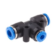 Festo Tube-to-Tube Tee Connector Push In 6 mm x Push In 6 mm x Push In 4 mm 14 bar QST-6-4