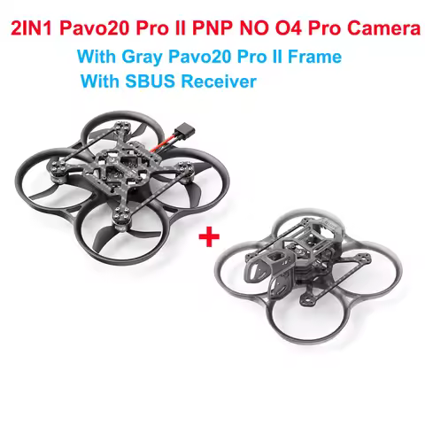 BETAFPV Pavo20 O4 Pro II ELRS 2.4G Receiver / SBUS RX Brushless BWhoop Quadcopter 2.2" Cinewhoop 110