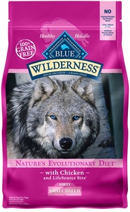 Blue Buffalo Wilderness High Protein Grain Free Natural Adult Small Breed Dry Dog Food Chicken