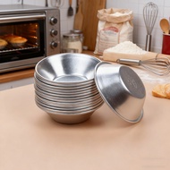 Cake Mold Egg Tart Mold Aluminum Alloy Pudding Portuguese Egg Tart Baking Mold Kitchen Baking Tool
