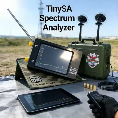 New Original Hugen Version TinySA 2.8 inch Display 100kHz to 960MHz Handheld Tiny Spectrum Analyzer 