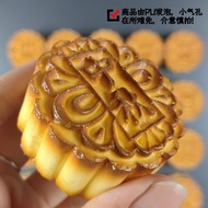 【Shipment Within 24 Hours‌】 3D Realistic Mooncake Fridge Magnet PU Simulation Magnetic Decor Creativ