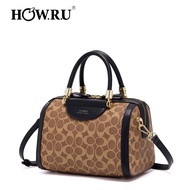 HOW.R.U 2022 New Original Shoulder Bags leather For Women Ladies Sling Bag Korean Style Cross Body B