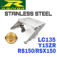 Monorack RAPIDO Stainless Steel 304 RSX150 VF3i LC135 Y15ZR RS150 Y16ZR Y16 Y15 Ysuku LCV8 LC V8 Fi 