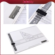 Lohobby Multifunctional Drawing Board Drafting Table A3 Adjustable Angle Drafting Table Sliding Rule