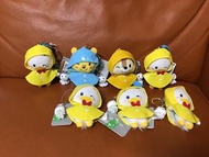 （現貨）Hong Kong Disneyland Donald Duck  Winnie the Pooh  Chip  Raincoat Plush Keychain  迪士尼 唐老鴨  小熊維尼 